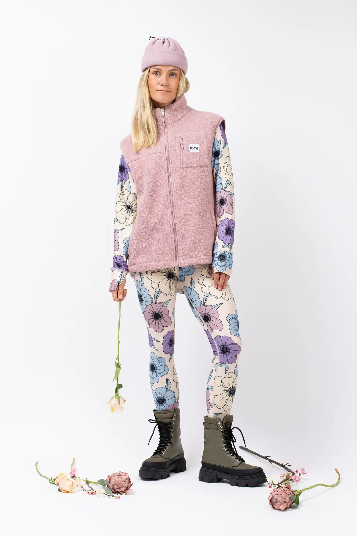 Lumberjackie Sherpa Vest - Faded Woodrose Lumberjackie Sherpa Vest - Faded Woodrose