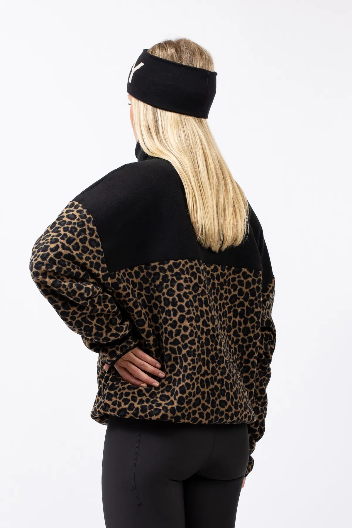 Ball Fleece - Black/Leopard | S