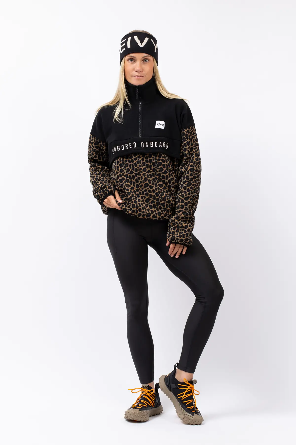 Ball Fleece - Black/Leopard | S