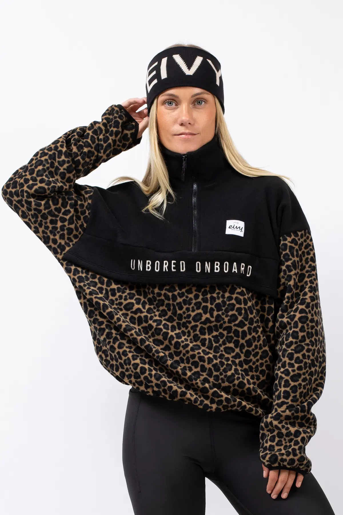 Ball Fleece - Black/Leopard Ball Fleece - Black/Leopard