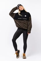 Ball Fleece - Black/Leopard | S