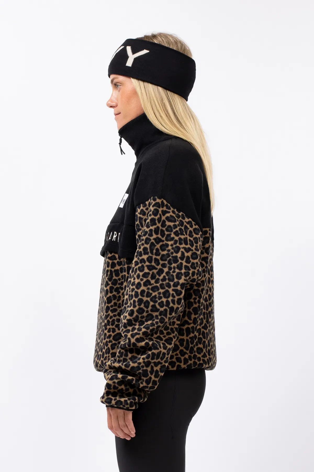 Ball Fleece - Black/Leopard | S