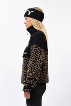 Ball Fleece - Black/Leopard | S