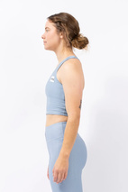 Cover Up Rib Top - Faded Fog | XXL