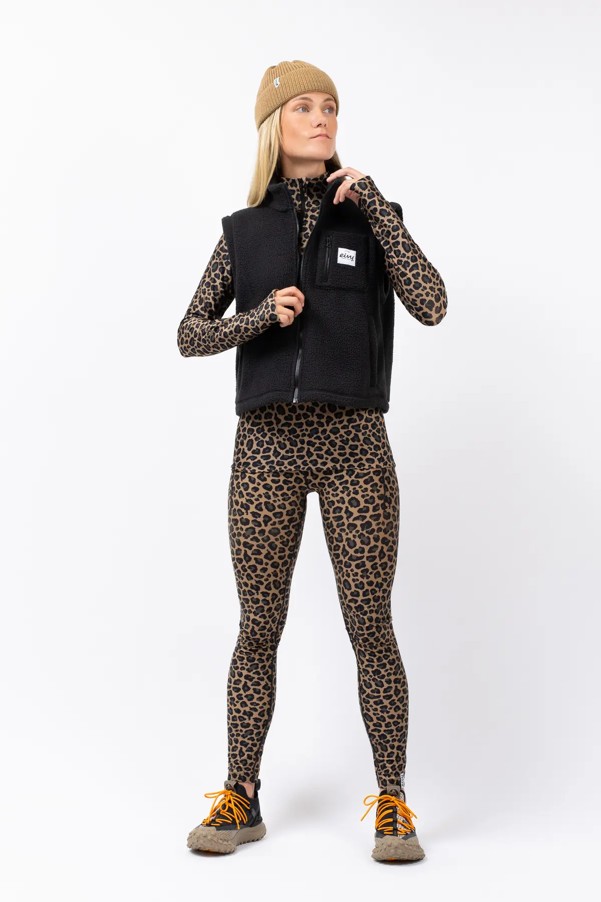 Boxy Sherpa Vest - Black