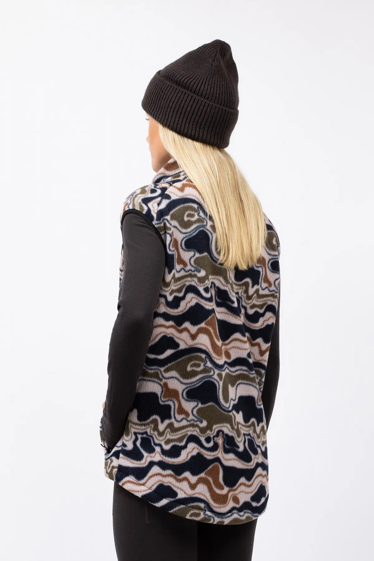 Lumberjackie Sherpa Vest - Curve Camo