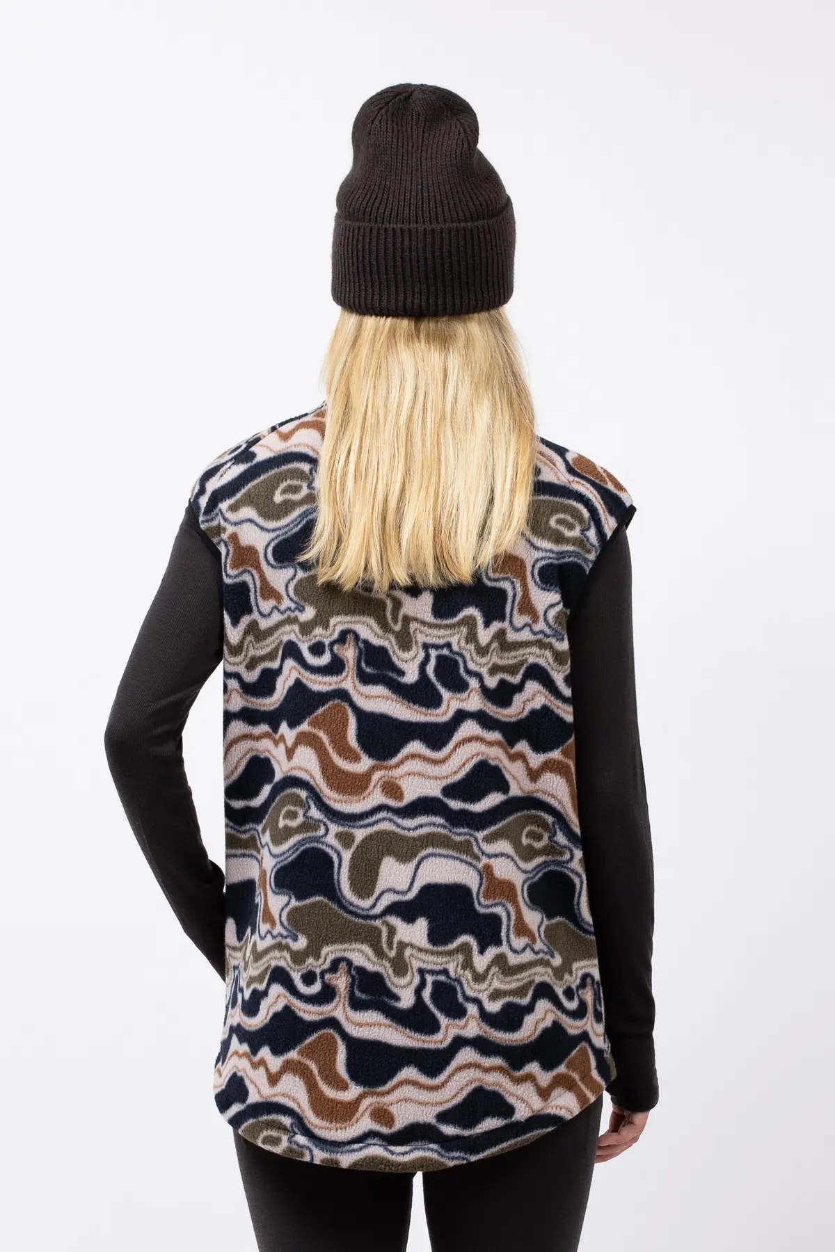 Lumberjackie Sherpa Vest - Curve Camo