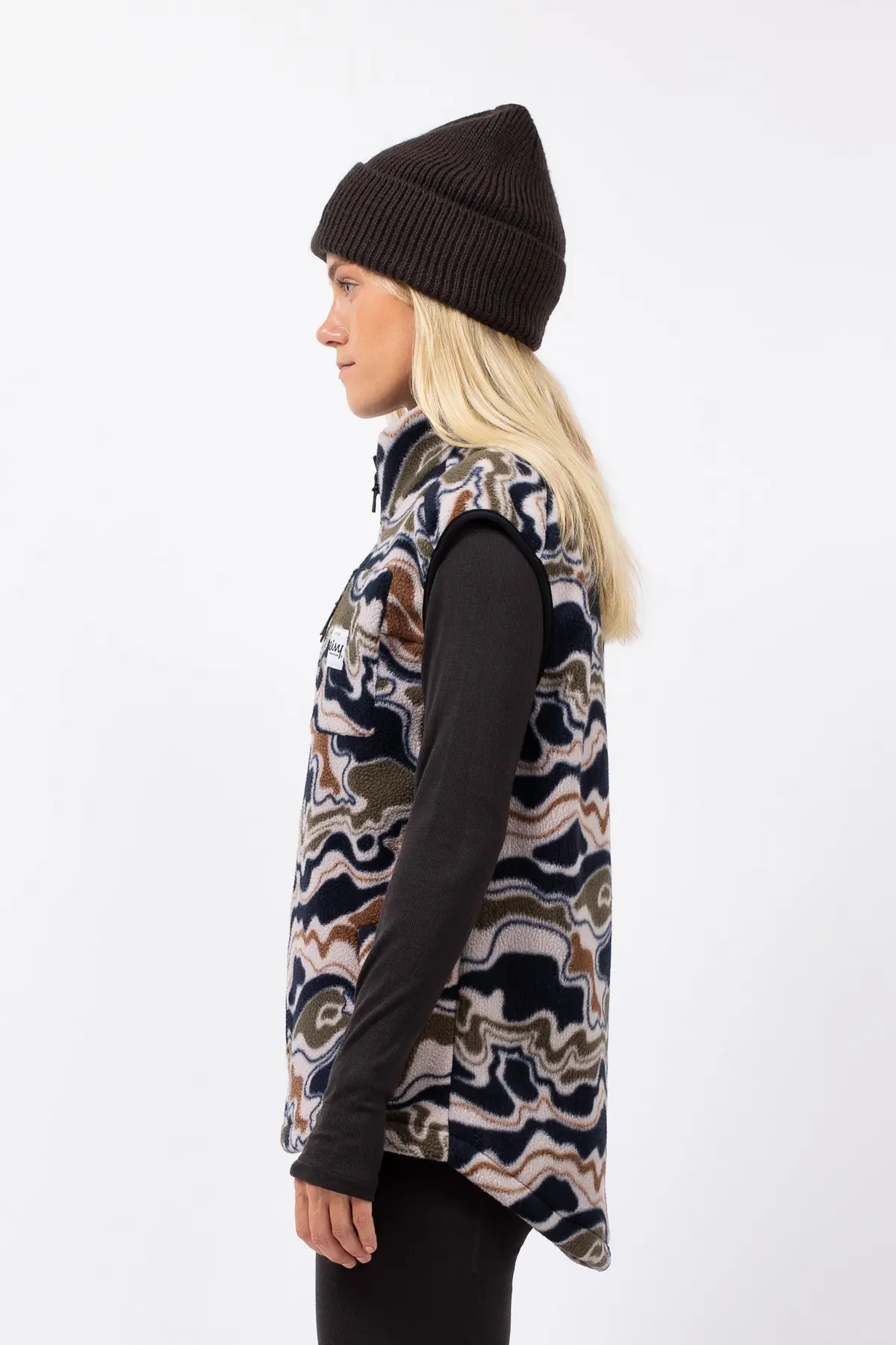 Lumberjackie Sherpa Vest - Curve Camo