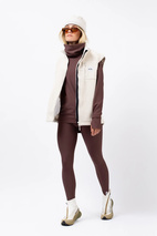 Lumberjackie Sherpa Vest - Faded Cloud