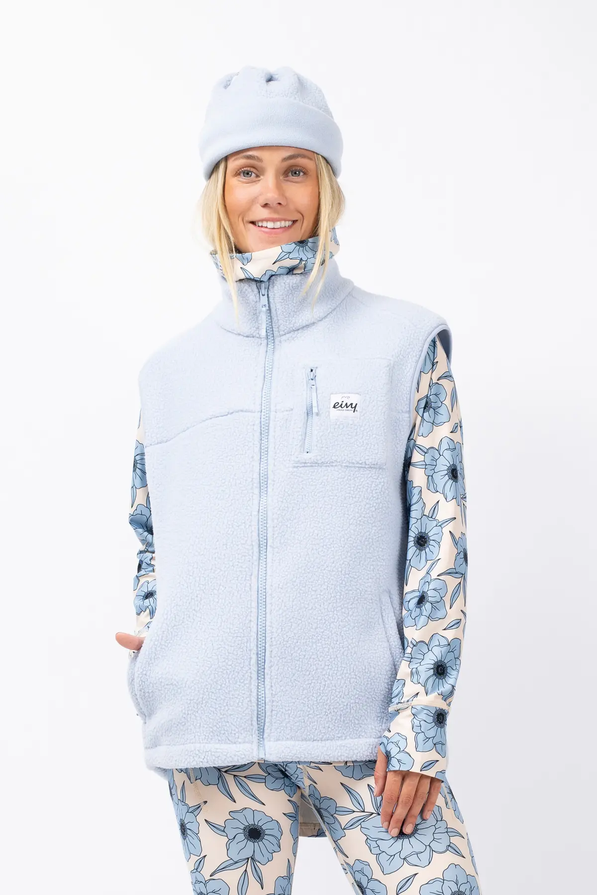 Lumberjackie Sherpa Vest - Faded Fog