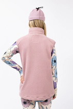 Lumberjackie Sherpa Vest - Faded Woodrose