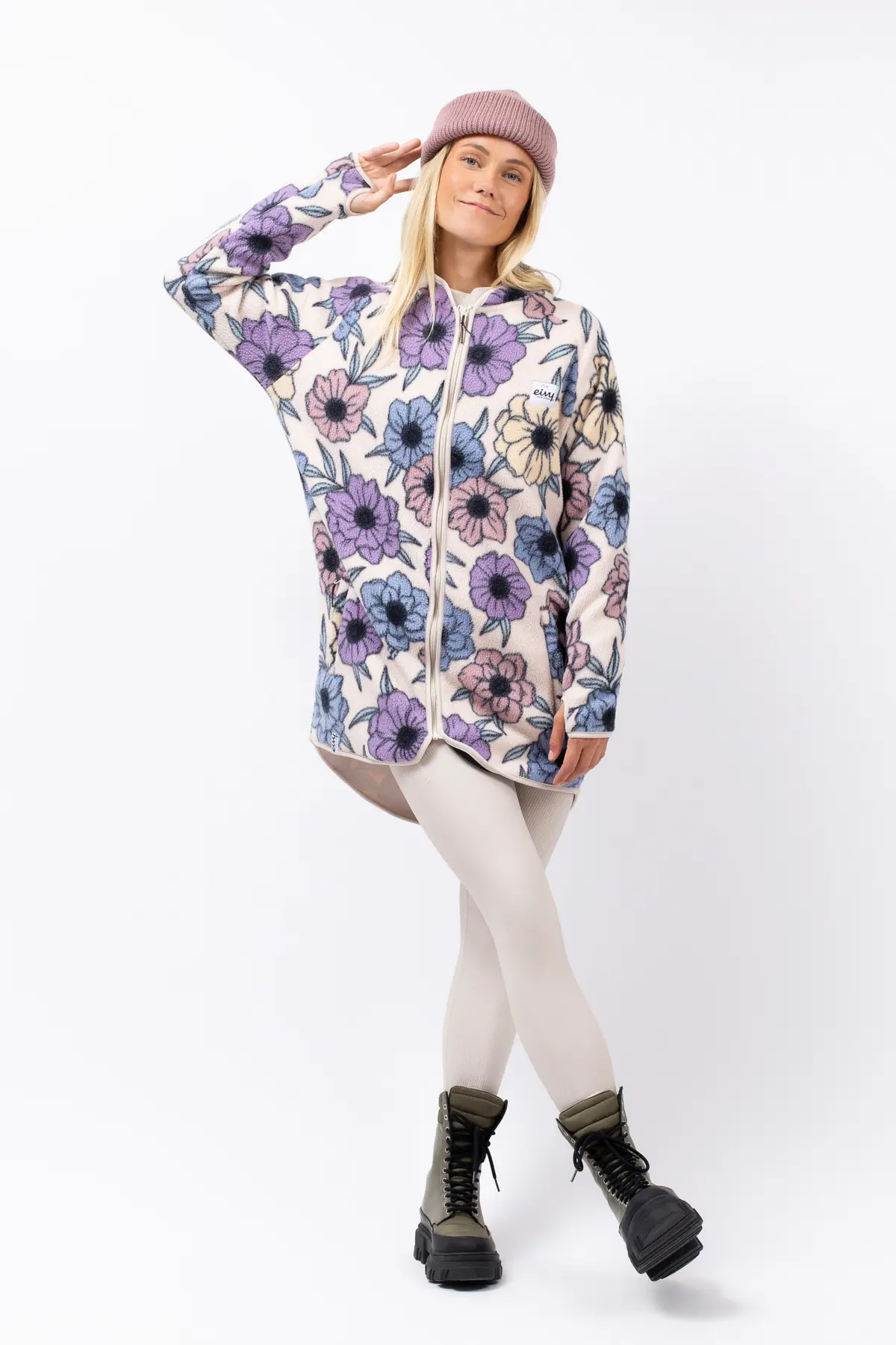 Redwood Sherpa Coat - Big Flower