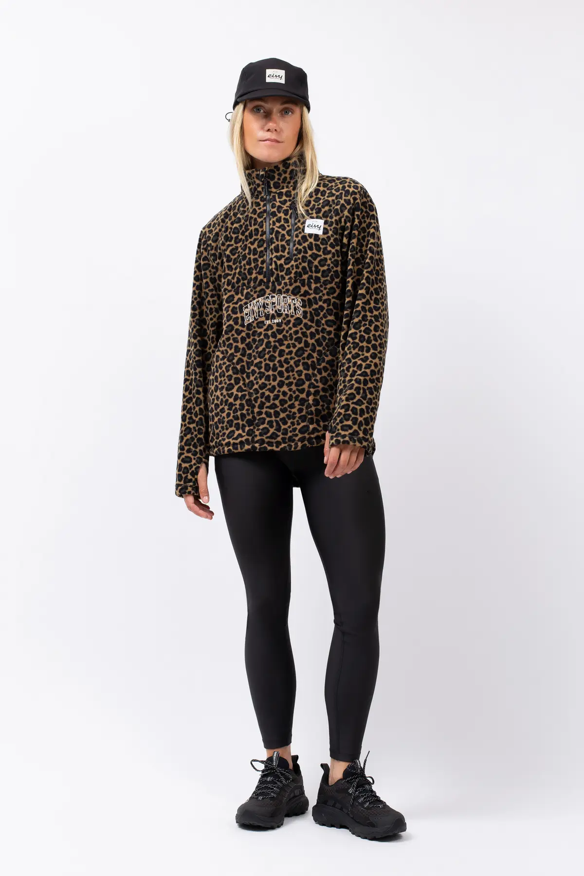 Techlight Halfzip Fleece - Leopard