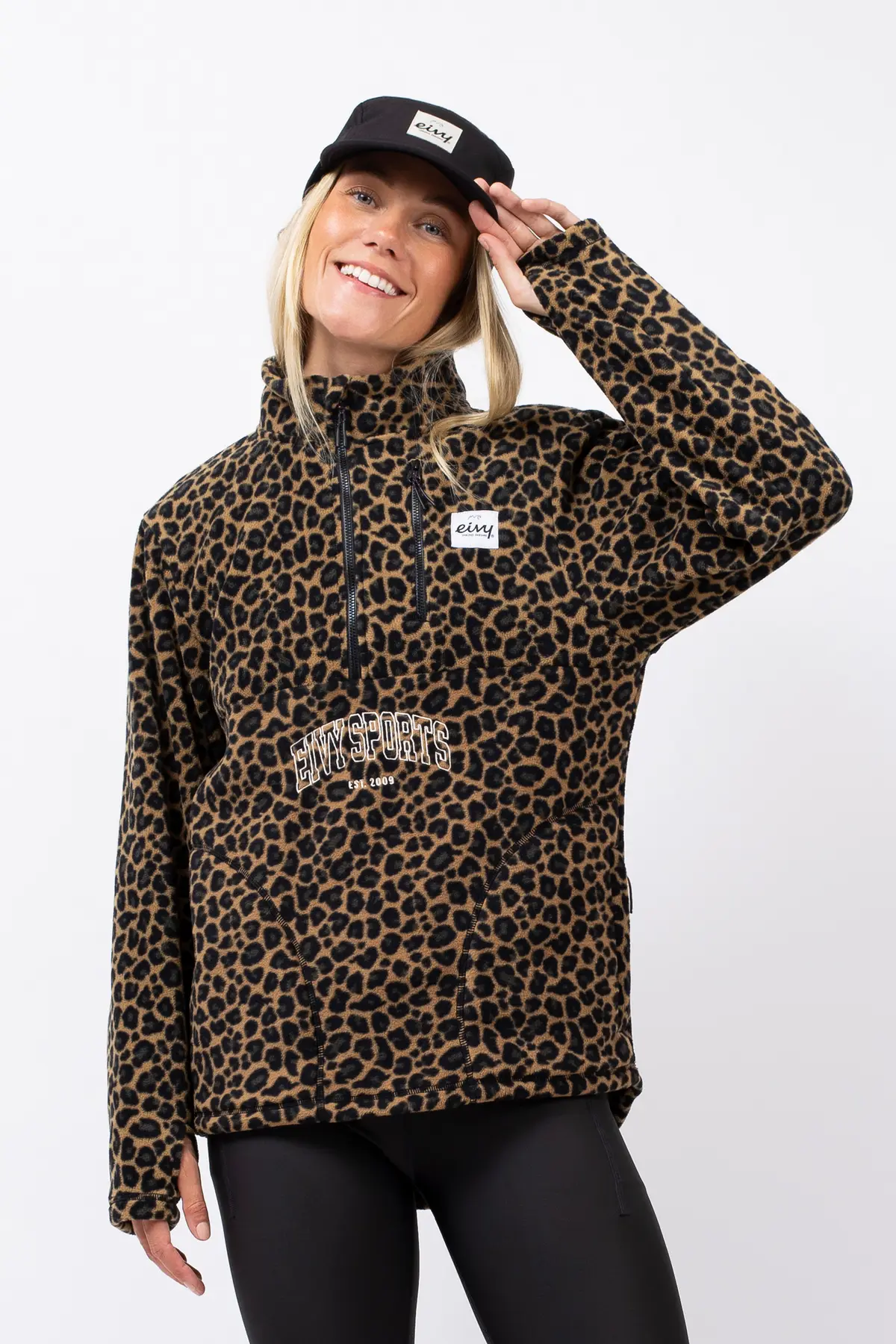 Techlight Halfzip Fleece - Leopard