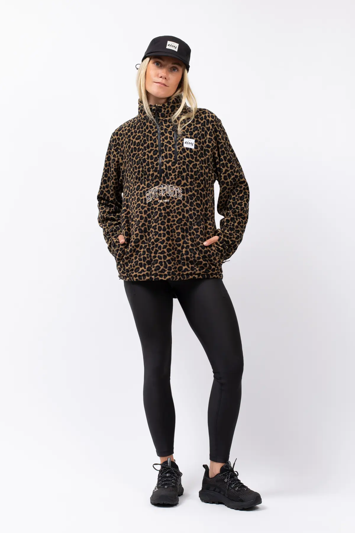 Techlight Halfzip Fleece - Leopard