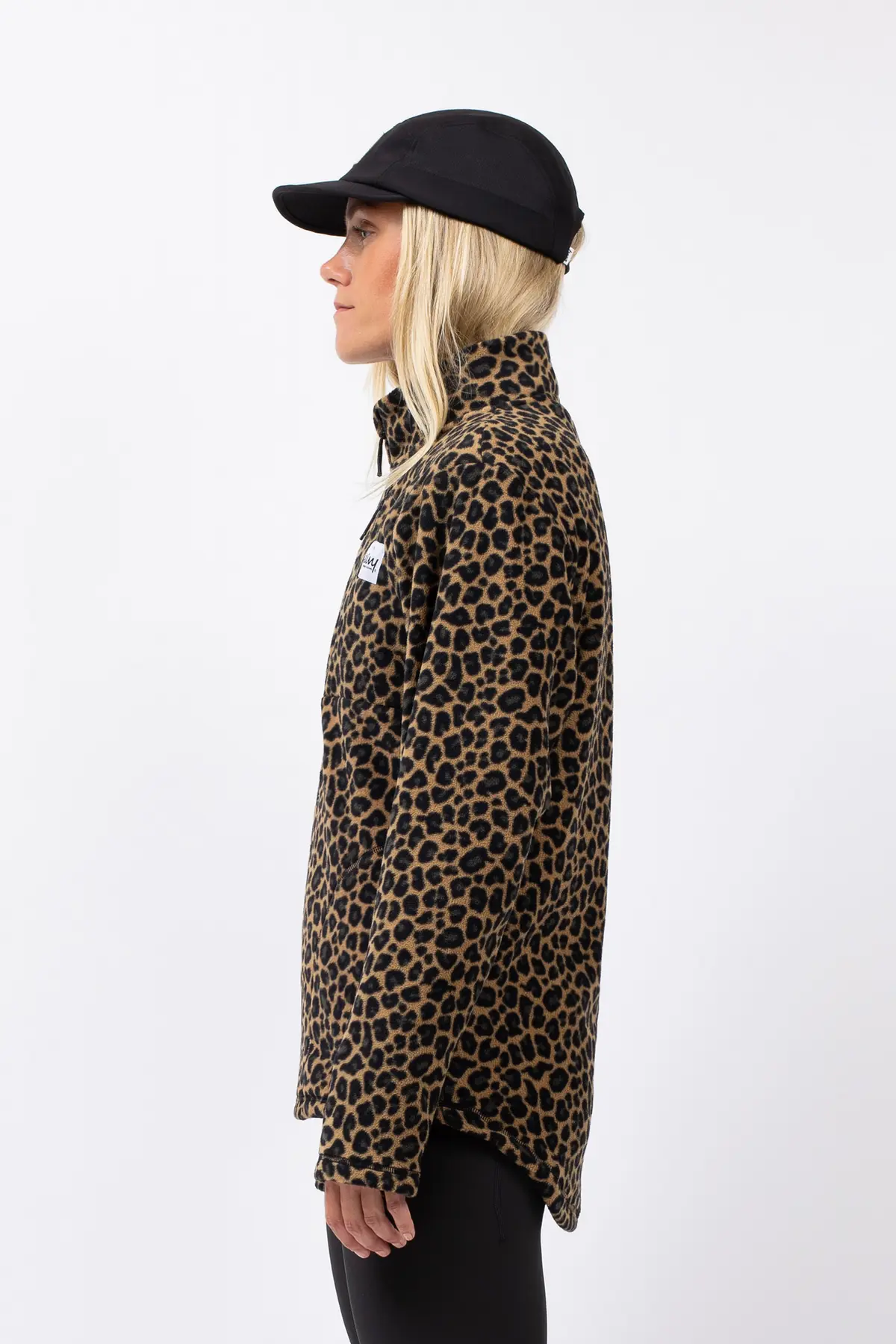 Techlight Halfzip Fleece - Leopard