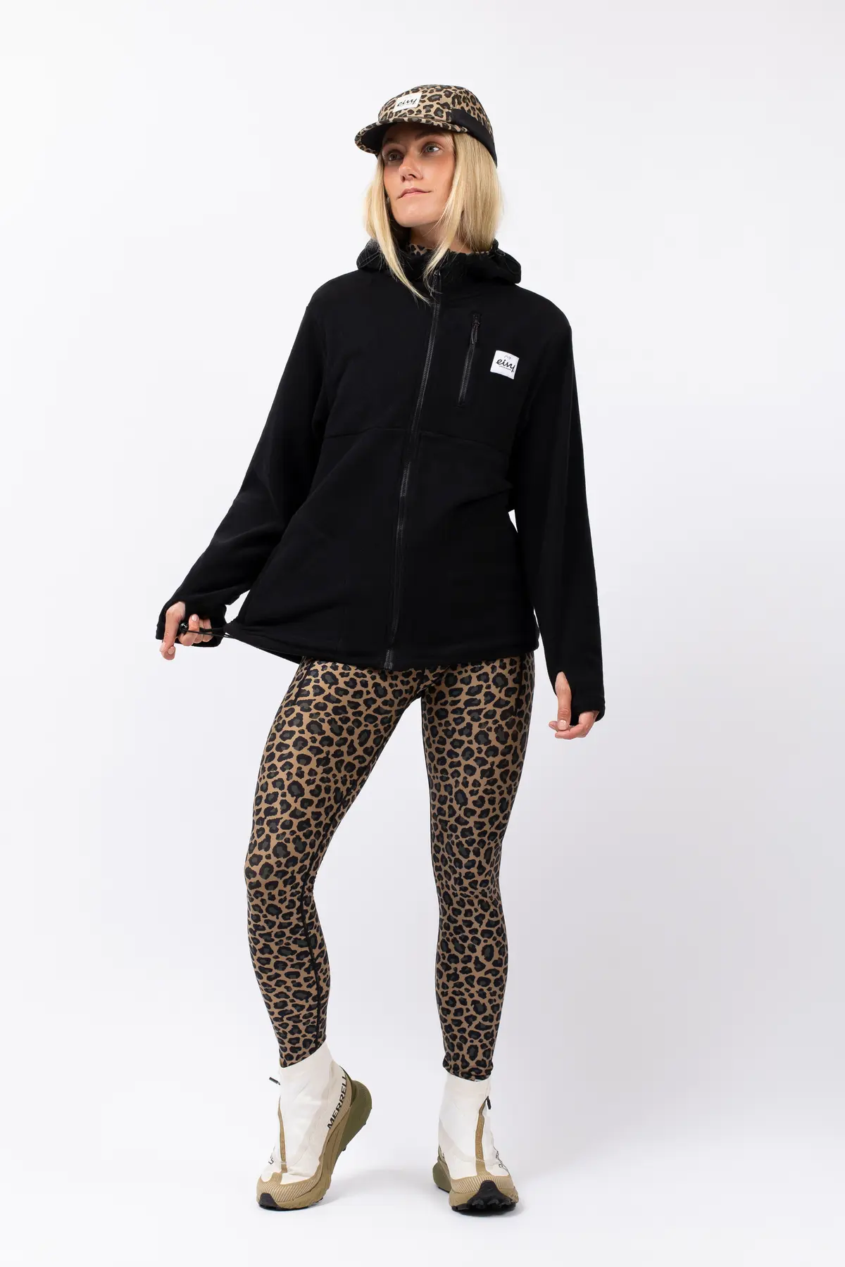 Techlight Ziphood Fleece - Black | XS