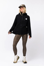 Techlight Ziphood Fleece - Black | XS