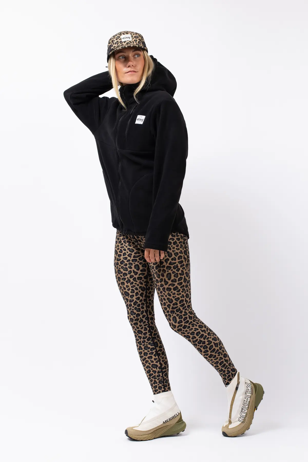 Techlight Ziphood Fleece - Black | XS