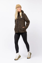 Techlight Ziphood Fleece - Leopard
