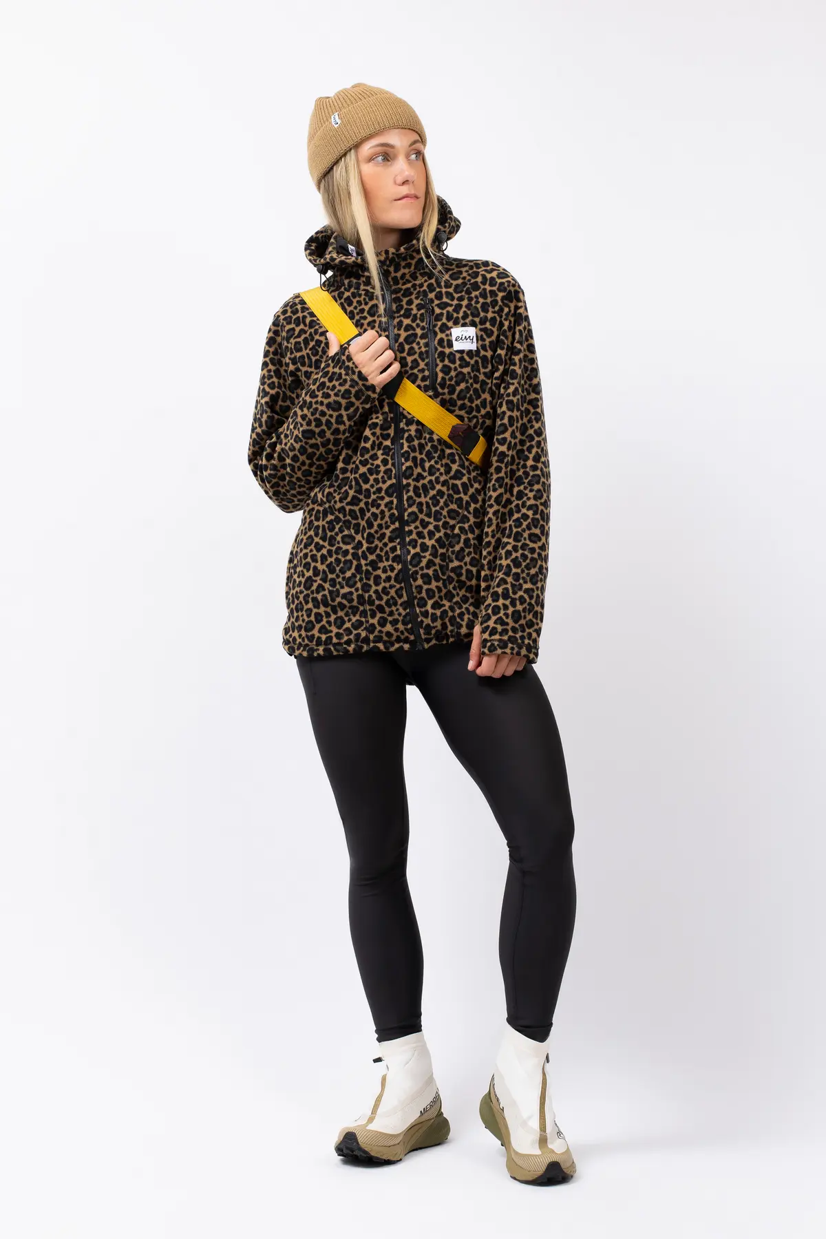 Techlight Ziphood Fleece - Leopard