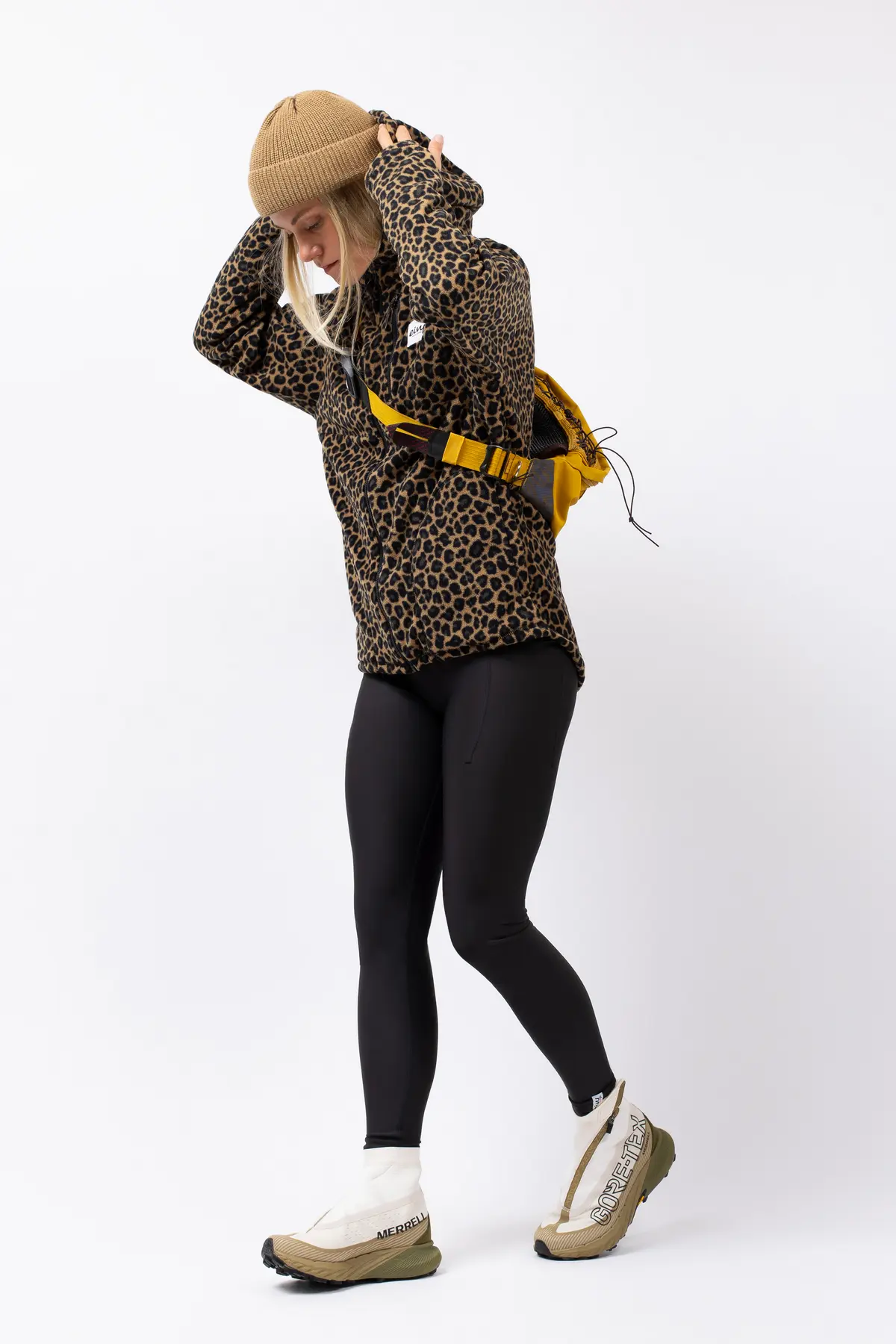 Techlight Ziphood Fleece - Leopard