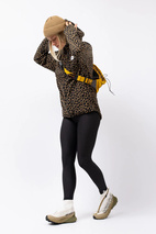 Techlight Ziphood Fleece - Leopard