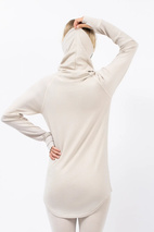 Icecold Merino Wool Gaiter Rib Top - Faded Cloud