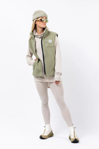 Icecold Merino Wool Gaiter Rib Top - Faded Cloud