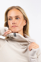 Icecold Merino Wool Gaiter Rib Top - Faded Cloud