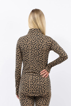 Journey Merino Wool Top - Leopard
