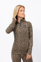 Journey Merino Wool Top - Leopard