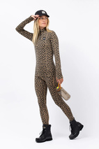 Journey Merino Wool Top - Leopard