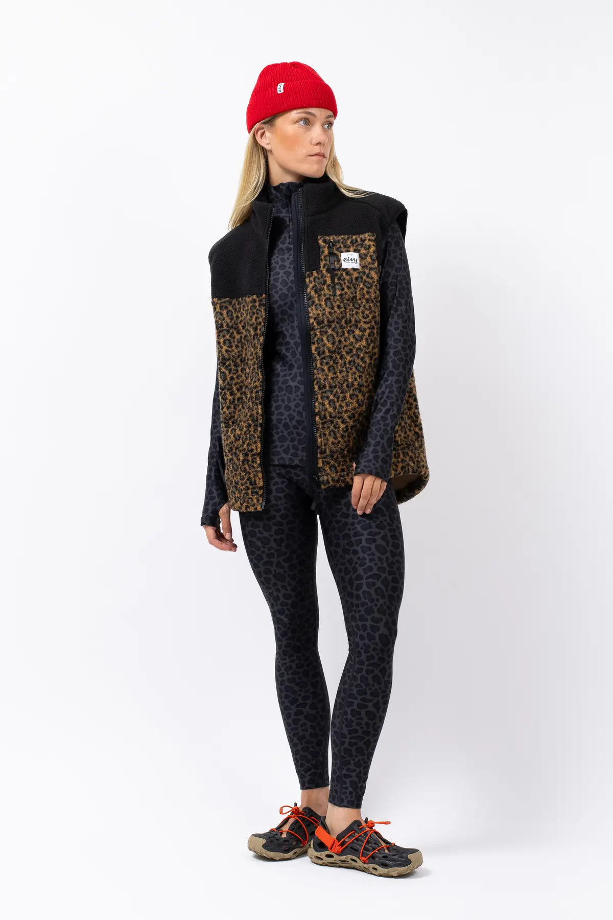 Journey Top - Black Leopard | M