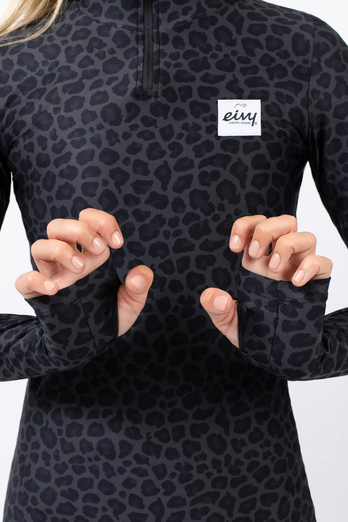 Journey Top - Black Leopard | M