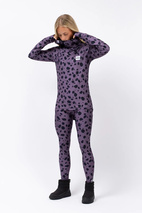 Icecold Hood Top - Purple Cheetah