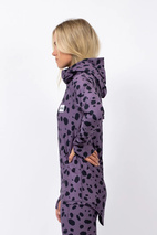 Icecold Hood Top - Purple Cheetah