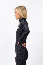 Journey Top - Black Leopard | M