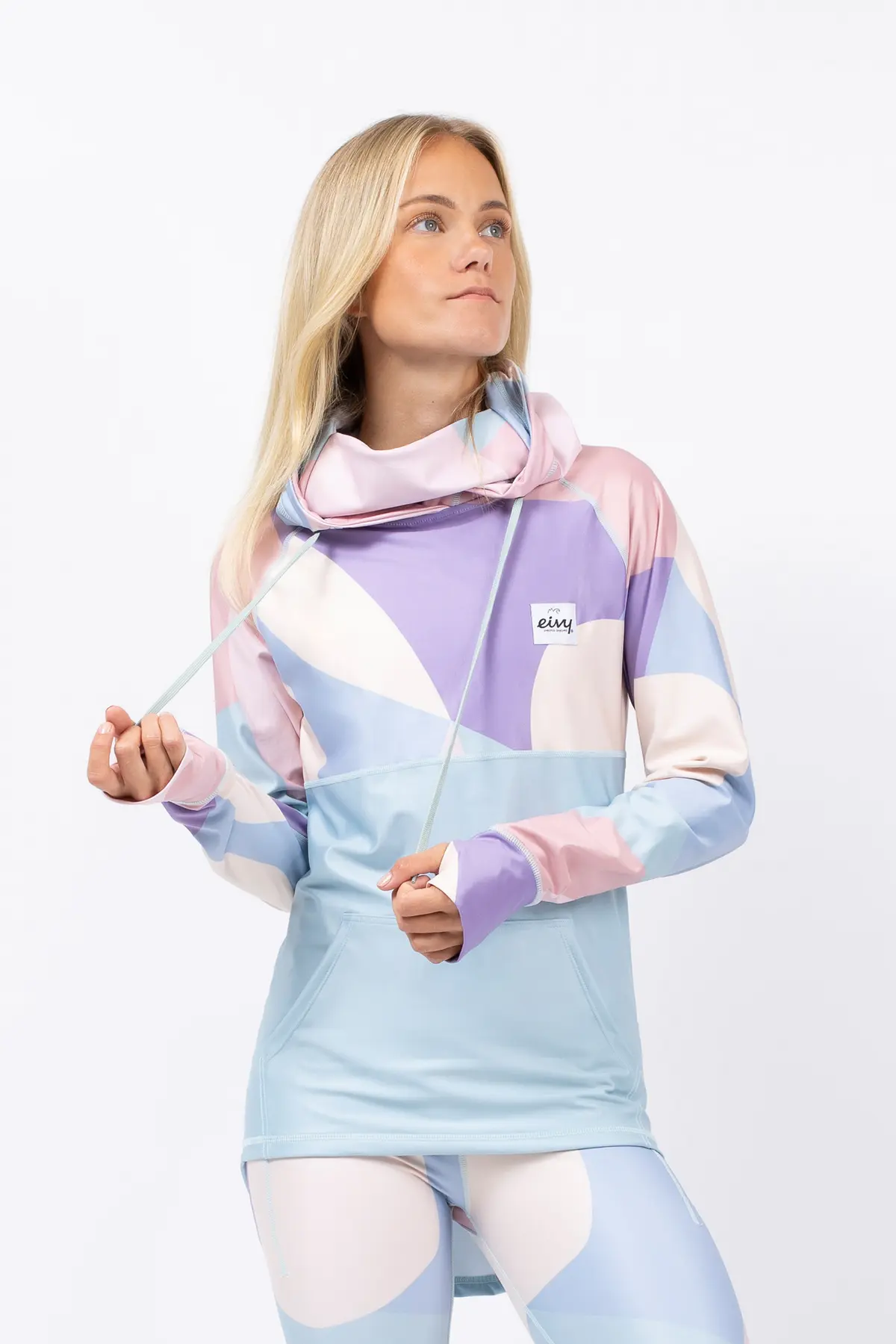 Icecold Hoodie Top - Abstract Pastels