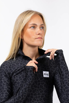 Journey Top - Black Leopard | M