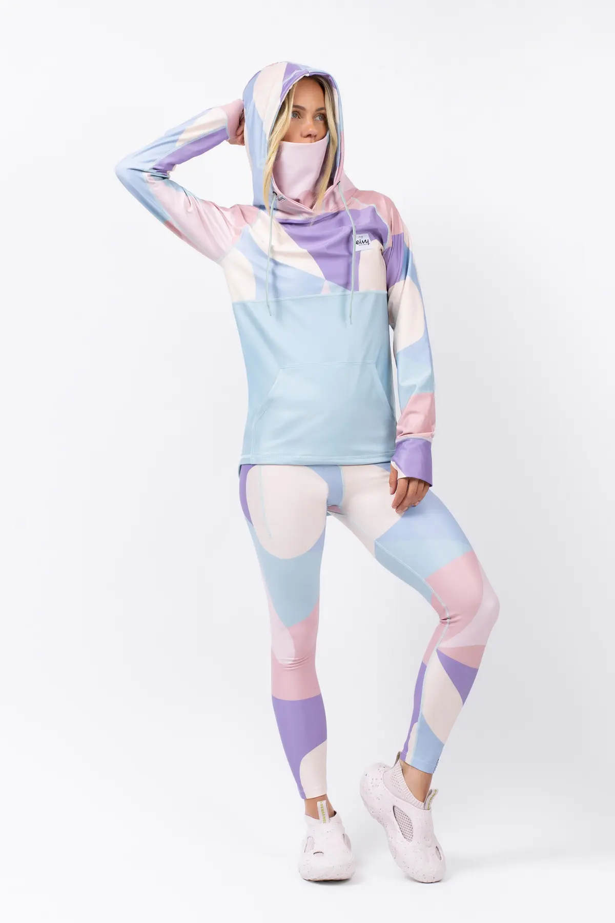 Icecold Hoodie Top - Abstract Pastels