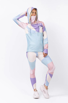 Icecold Hoodie Top - Abstract Pastels