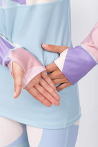 Icecold Hoodie Top - Abstract Pastels