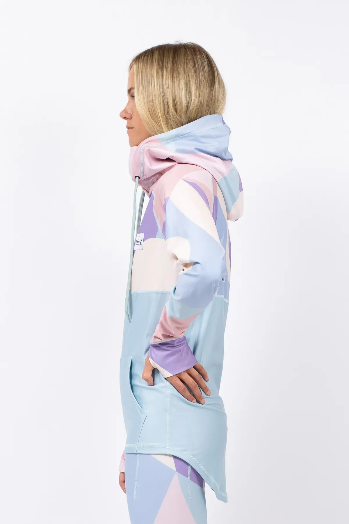 Icecold Hoodie Top - Abstract Pastels