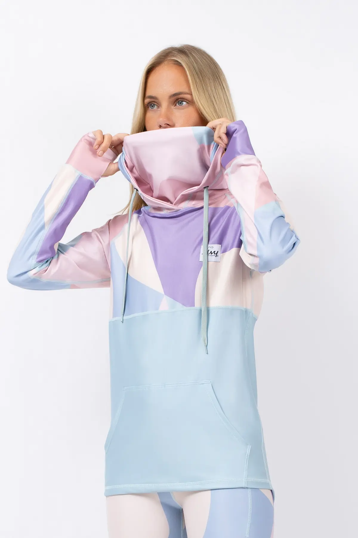 Icecold Hoodie Top - Abstract Pastels