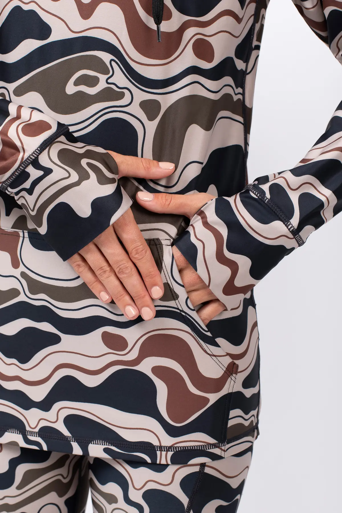 Icecold Hoodie Top - Curve Camo