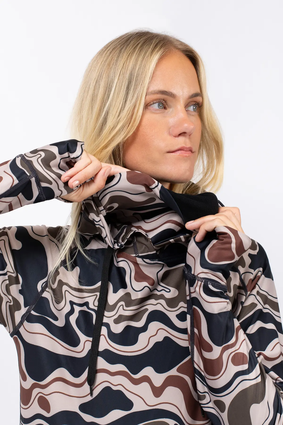 Icecold Hoodie Top - Curve Camo