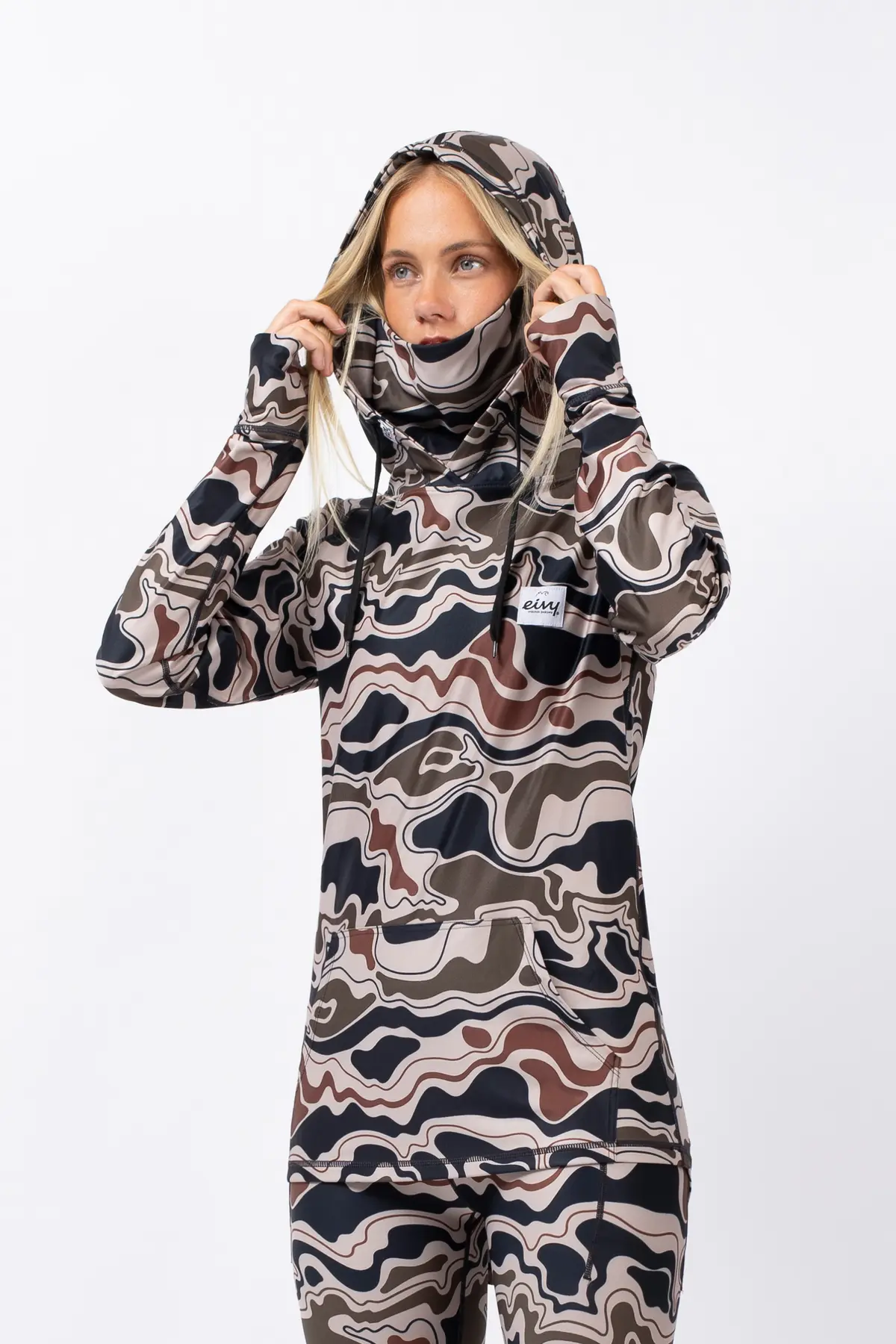 Icecold Hoodie Top - Curve Camo
