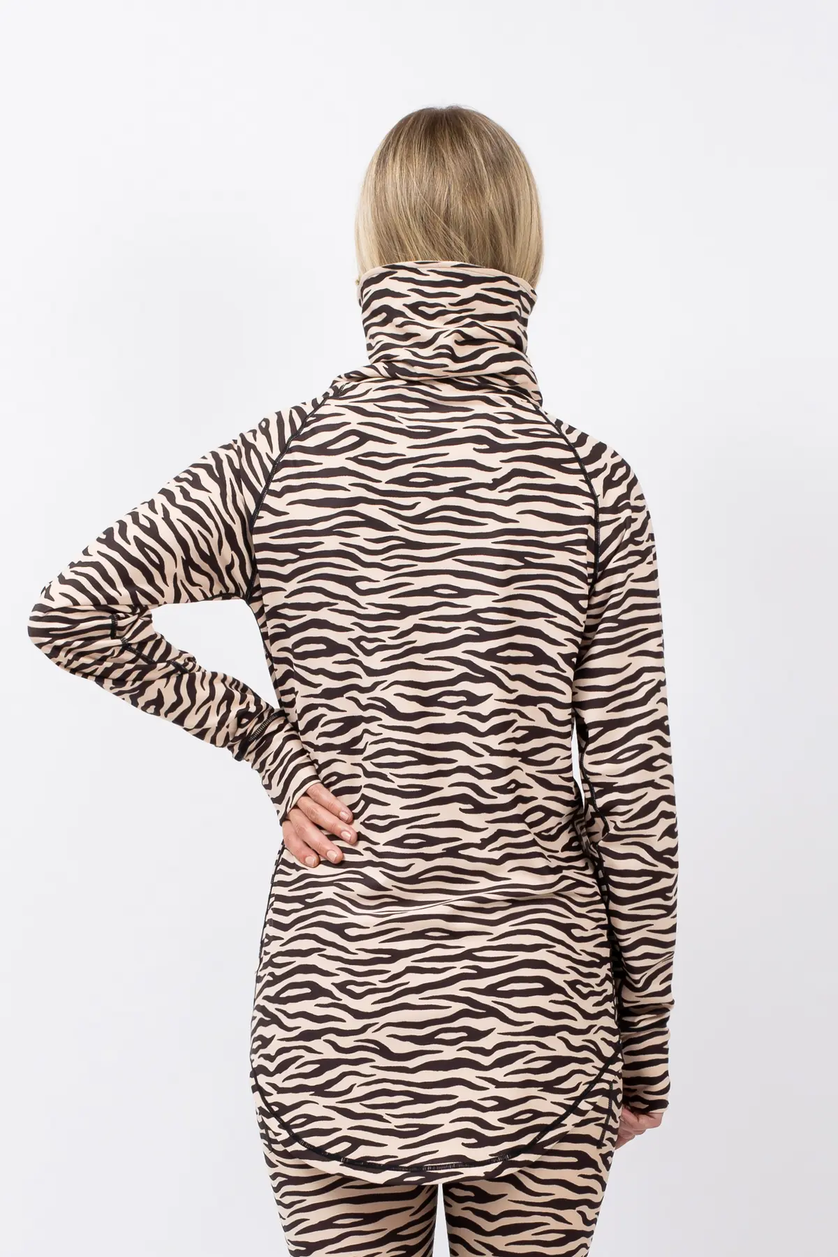 Icecold Zip Top - Zebra