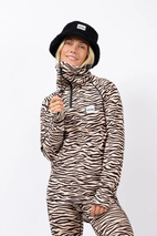 Icecold Zip Top - Zebra